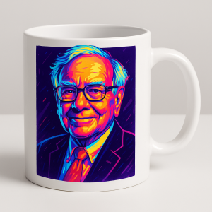 “Value Brew” Ceramic Mug — Warren Buffett Edition